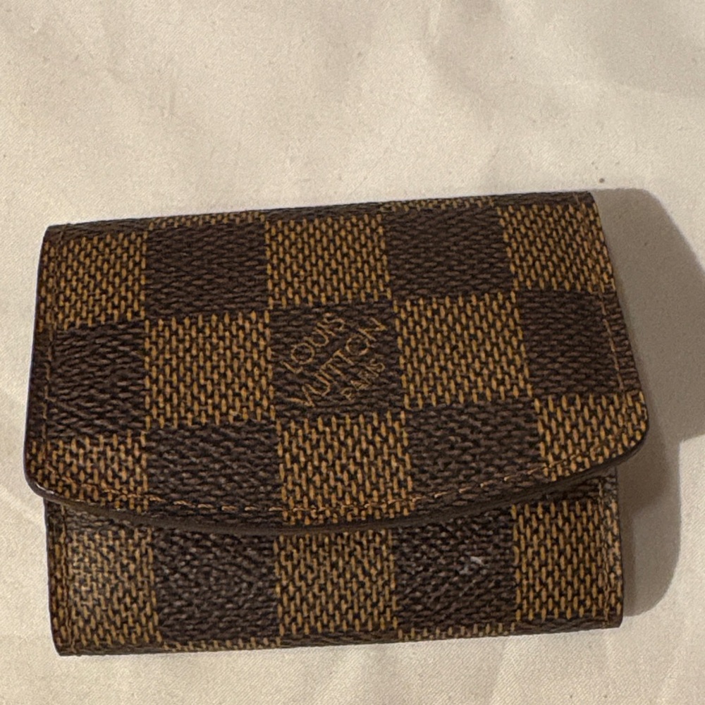 RARE Louis Vuitton Damier Ebene Micro Pouch • Jewelry & Cufflink Case - Picture 2 of 15